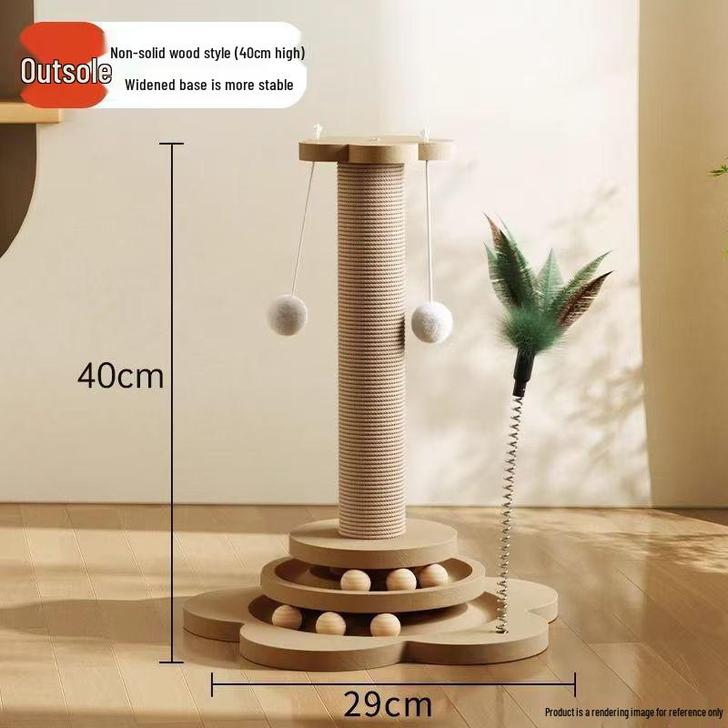 Cat Tree & Bed with Scratching Post and Sisal