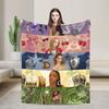 Katseye Members Kpop Fleece Blankets Gnarly Creative Throw Blanket for  Sofa Bedding Lounge 125*100cm Quilt