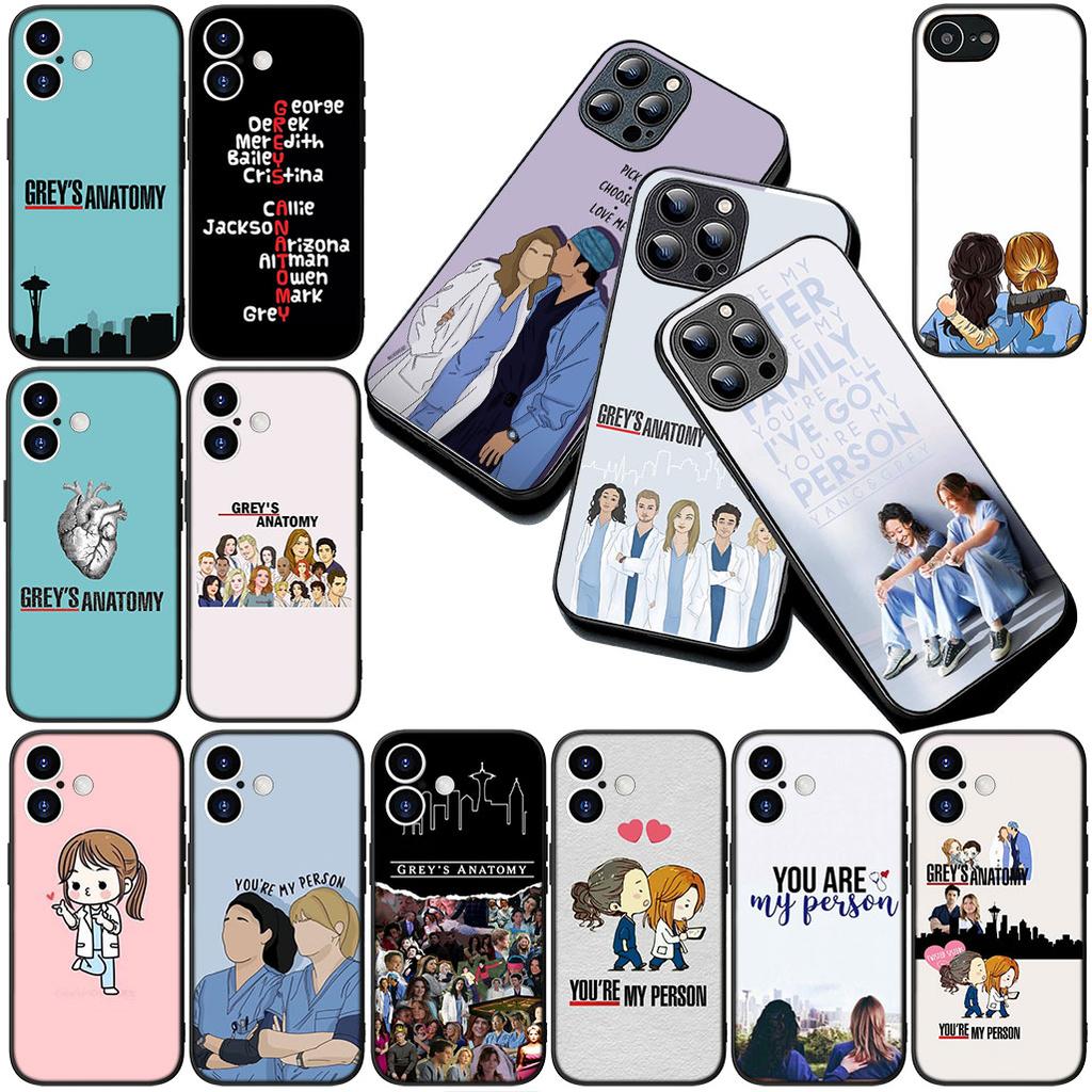 Greys Grey's Poster Anatomys Phone Cover for Apple iPhone 12 13 Pro Max Mini ProMax X XR 17E 13Mini Protective Case