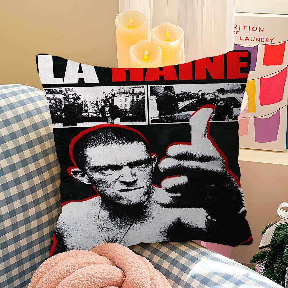 La Haine 1995 Movies Cushion Cover Pillowcase Upholstery Sofa Throw Pillow Home Decor Pillowcas