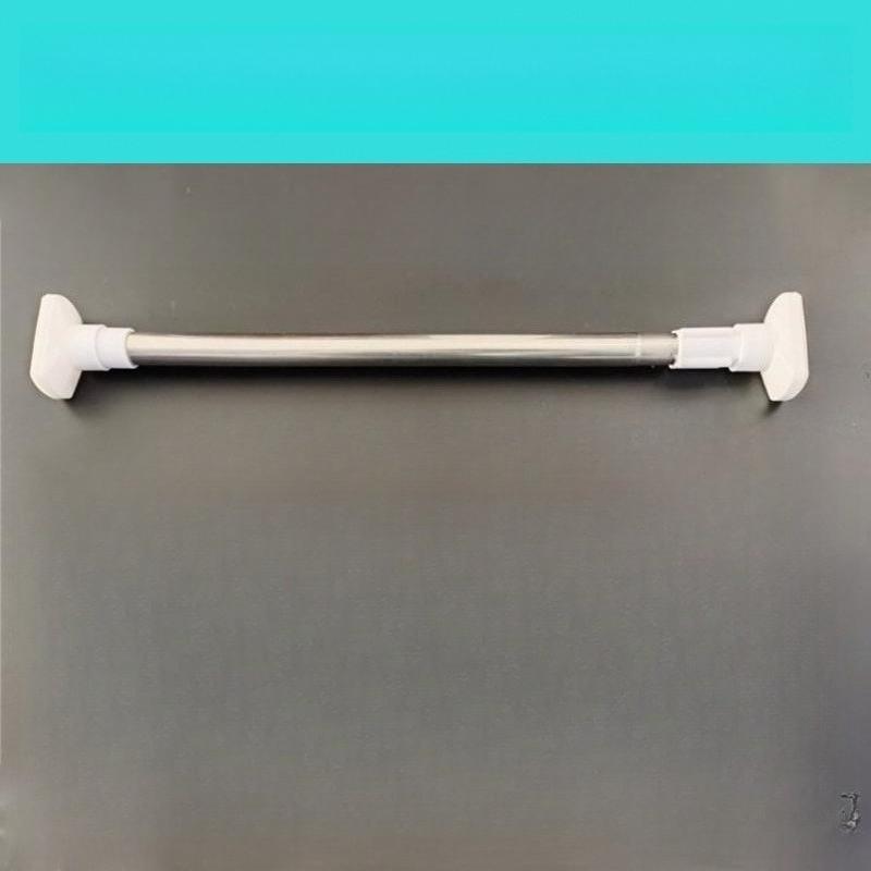 Haste Telescópica de Aço Inoxidável Espesso: Barra Multifuncional para Cortina, Chuveiro e Secagem, Não Requer Perfuração