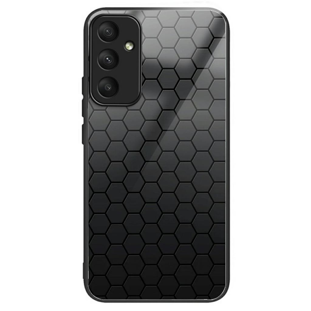 For Samsung Galaxy S25 Case Tempered Glass TPU Drop-Proof Phone Cover Pattern Printing