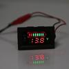 12V Dual USB Voltmeter with Car Acid Battery CapacityIndicator Meter