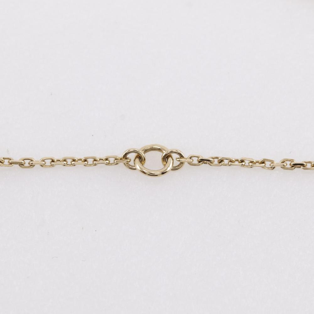 Van Cleef & Arpels Sweet Alhambra Necklace K18 yellow gold/White shell flour 2.8g Women Used