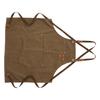 Artist Aprons Cotton Canvas Detachable Shoulder Straps Soft Comfortable Double Stitched Pockets Gardening Apron Brown