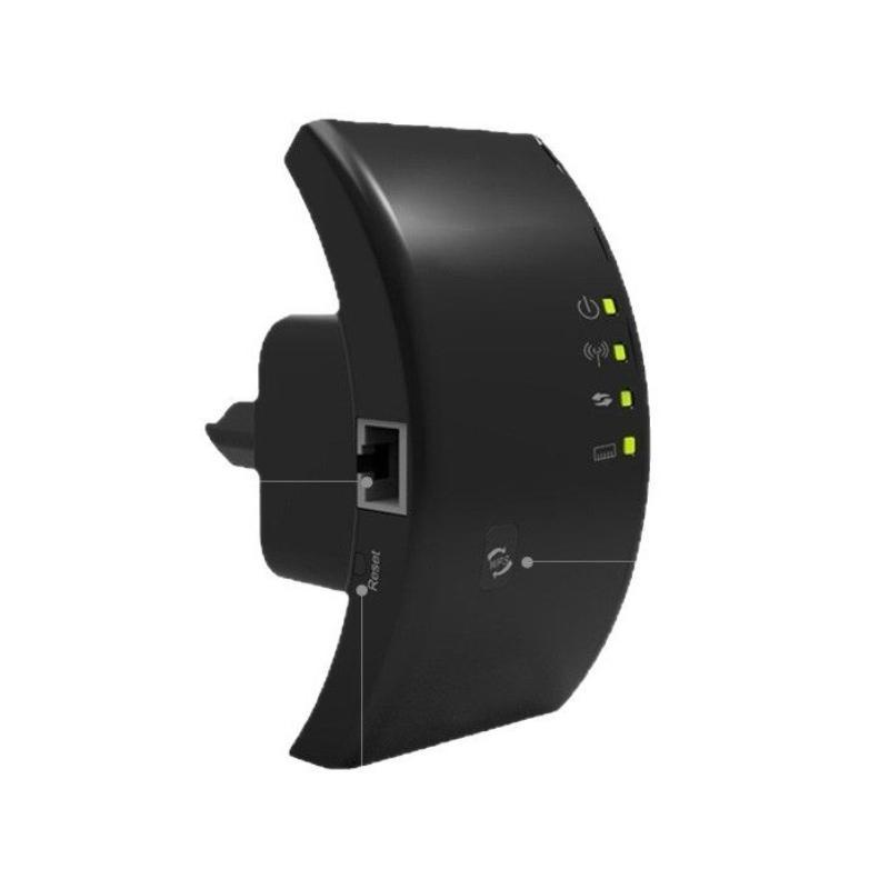 300Mbps WiFi Repeater 2.4G Unterstützt 10+ Geräte Signalverstärker Einfache Einrichtung Extender für Homeoffice