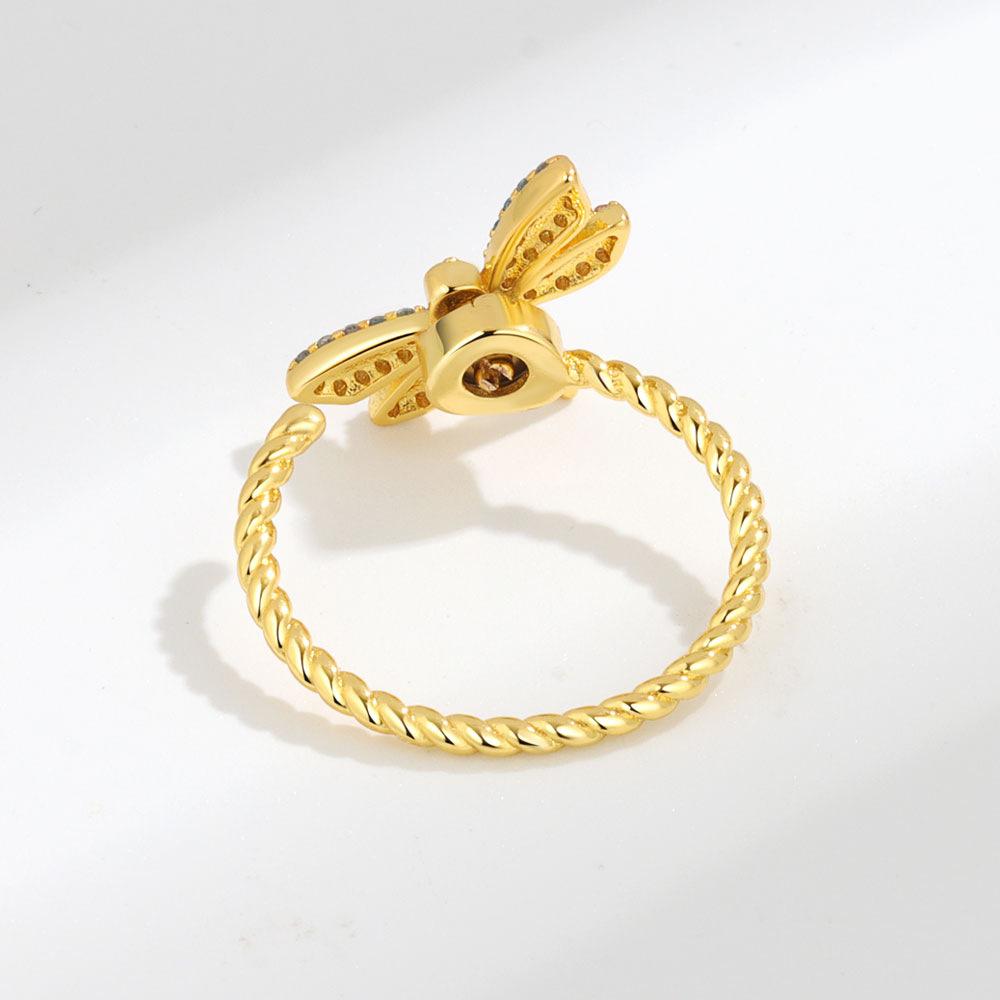 Lindon Klassischer Zirkonring aus Kupferlegierung, Damenschmuck, Hochzeitsversprechen, Partygeschenk