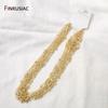 18K Gold Plated Metal Chain for Necklace Making, 1.4mm Thickness, Lobster Clasp Chain for Jewelry Making Wholesale