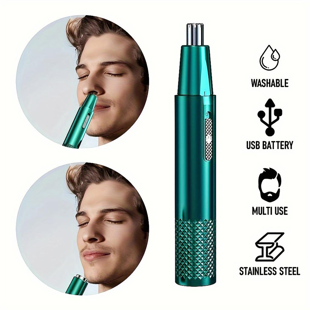 1PC Nose Hair Trimmer USB Charging New High Quality Electric Portable Men's Mini Nose Hair Trimmer