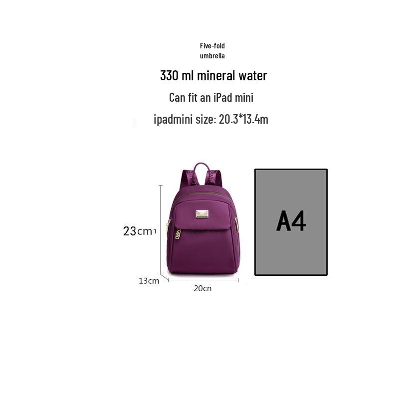 New Women's Lightweight Oxford Cloth Mini Fashion Backpack - Waterproof and Trendy