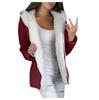 Fashion Winter Thicken Coats Fashion Women Long Sleeve Warm Jacket Outerwear Zipper Coat