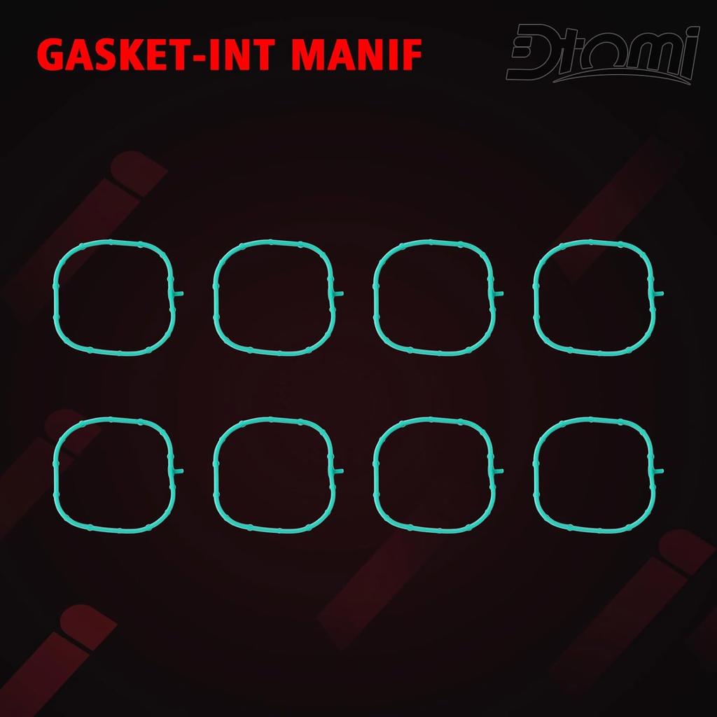 Engine Intake Manifold Gasket Runner Seals Compatible with Chevy GMC Cadillac Vehicles for 2014-Newer LT Based Engines 5.3L 6.2L LT1 LT2 L83 L86 L84