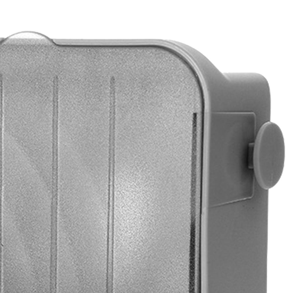 Wall Mounted Soap Box Self Draining Dustproof Wall Soap Holder Tray with Lid Hooks for Bathroom