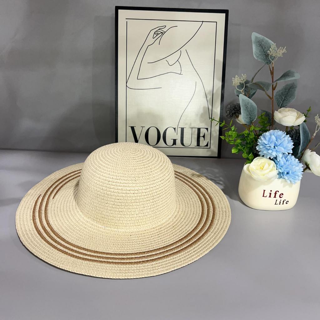 2024 Straw Hat & Handbag Set - Outdoor Travel, Sun Protection, Versatile High-End Fashion with Large Brim.