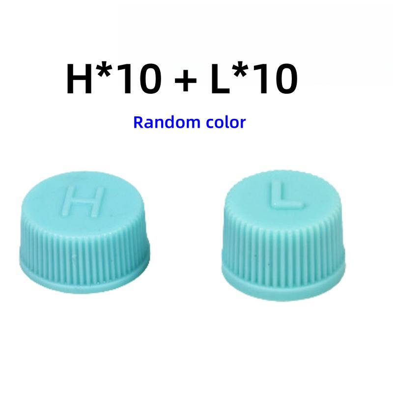 

10 пар, R134a R12 сервисный порт клапан пылезащитный колпачок сторона высокого / низкого трубопровода кондиционирования воздуха замена M9 M10