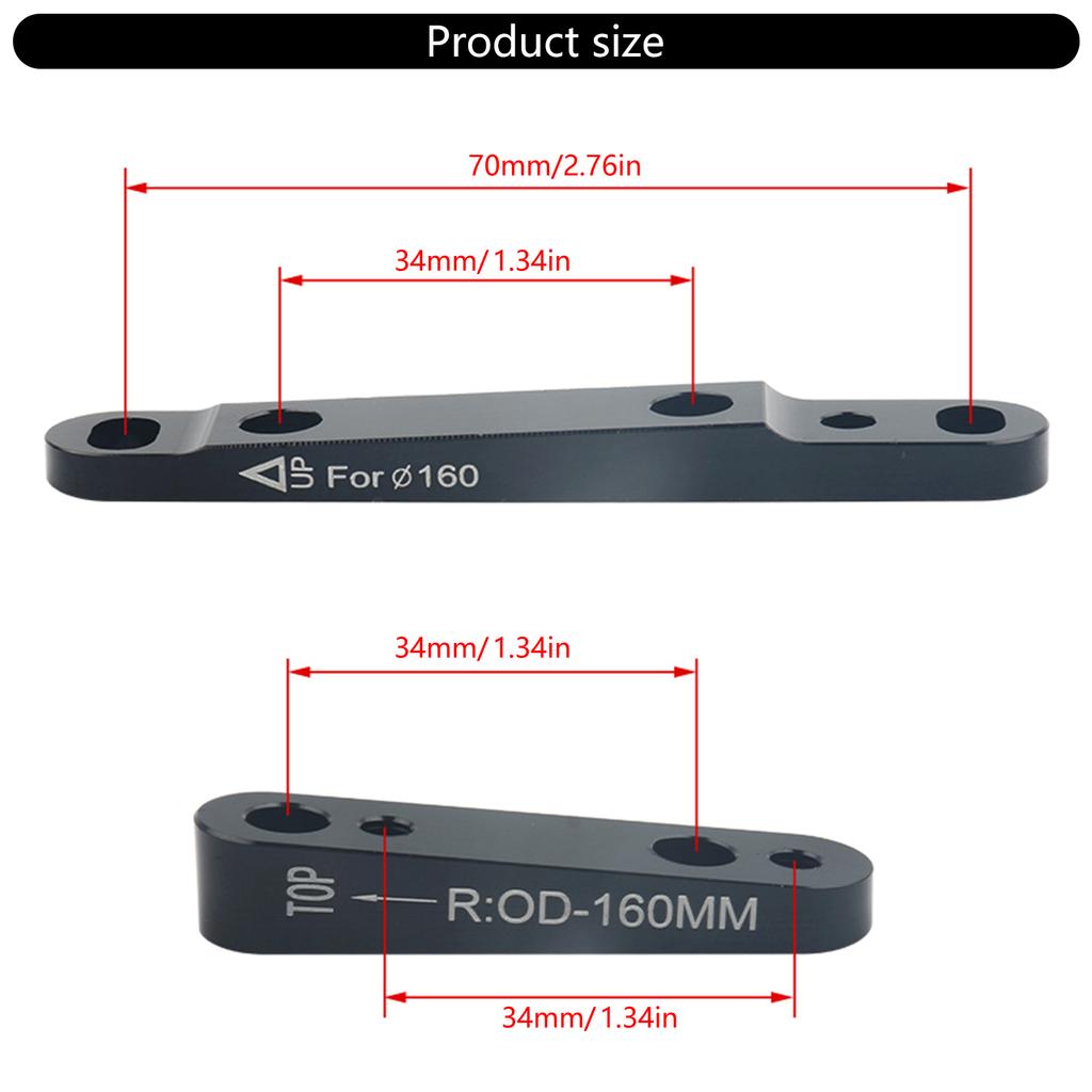Bicycles Flat Mount Disc Brake Adapter Set Aluminum Alloys Brake Brackets for Road Bike Accessories