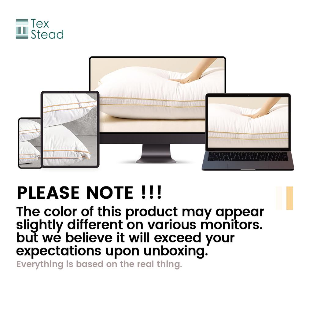 1pc Down & Feather Pillow For Bedroom Guest Room, Goose Down Pillows For Sleeping Neck Protection Slow Rebound Pillow
