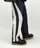 PEACEOFMIND Double Line Wide Denim Pants (Indigo)