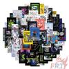 50Pcs/Set Acid Poster Art Series 01 Stickers Waterproof DIY Fashion Doodle Decals Stickers
