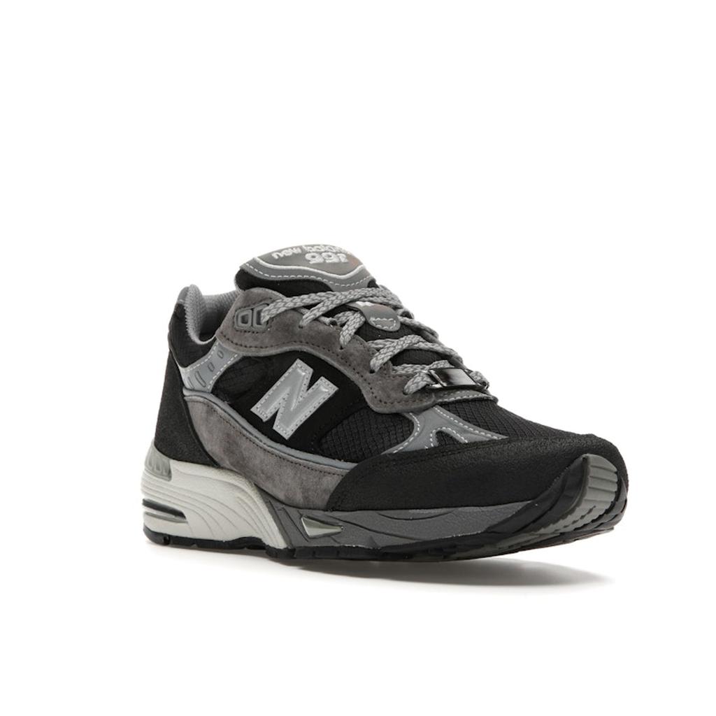 Slam Jam x New Balance 991 Made In England Shap Store Herren Sneaker Schwarz Silber M991SJM
