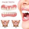 2 Pairs of Dentures, Prosthetic Teeth, Super Comfortable False Teeth, Perfect Fit, Flexible, Practical, Whitening Teeth, Natural and Comfortable Fit,