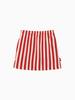 Minasu Terry Sweat Pantskirt_Red Stripe Addition