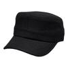 Mixed Hemp Simple Breathable Versatile Flat Top Hat Men's and Women's Fashion Cap with High Cranial Top Adjustable Equestrian Cap Summer