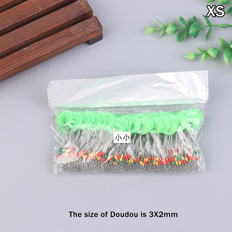 

600Pcs/100Groups Float Rubber Stopper Fishing Bobber Stopper Float Oval Bean Space Fishing Line Float For Lakes Rivers Sea XS