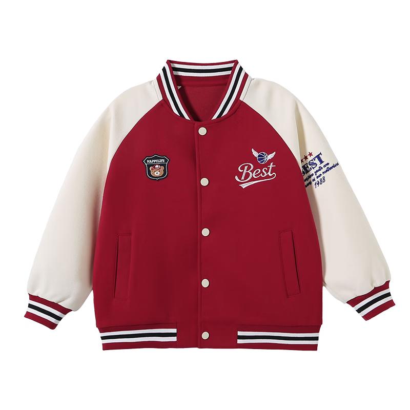 Romon Boys' Casual Baseball Jacket