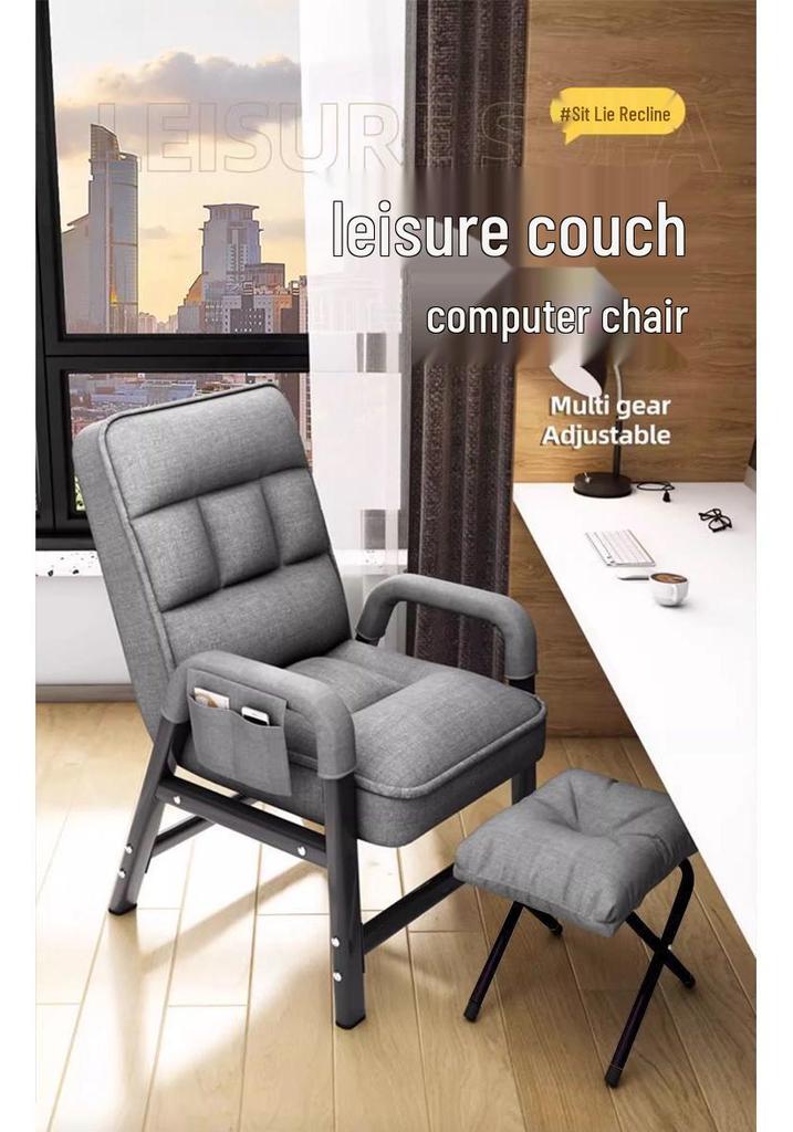 Comfortable Ergonomic E-Sports Office Chair for Long Sitting - Ideal for Study, Desk, Dorm, and College Students.