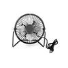 ZOMTOP Mini Desk USB 4 Powerful Aluminum Adjustable Angle Fan, Rechargeable, Ultra-Small, Portable, Blades, 360°