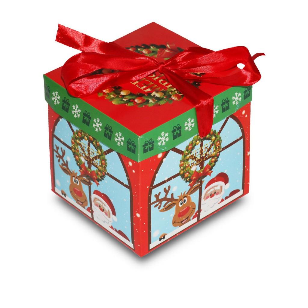 Delightful Three Piece Christmas Gift Box Set Featuring Cheerful Cartoon Design For Holidays