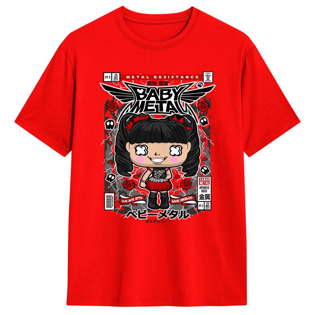 Babymetal World Tour 2026 TShirts for Unisex Novelty 100 Cotton Tees O Neck Short Sleeve T Shirt Original Clothes