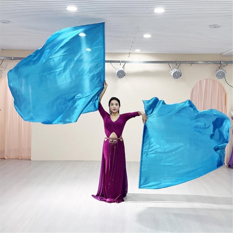 2Pcs Praise Dance Worship Flags Praise Church Flags with Scalable Rod Semicircle Worship   Wing Flags for Adults