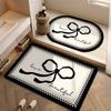 Bathroom Floor Mat Bathroom Non-slip Absorbent Toilet Strong Door Washroom Diatom Mud Quick Drying Mat Carpet Bathroom