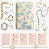 Butterfly/Pattern Jewelry Storage Book Anti-oxidation Grid Storage Jewelry Storage Bag  for Women