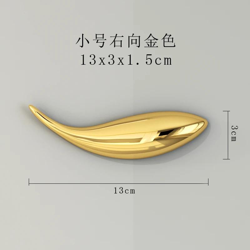 

Creative Electroplating Gold Silver Fish Wall Hanging Decor Living Room Sofa Background Three-dimensional Fish Hanging Ornament