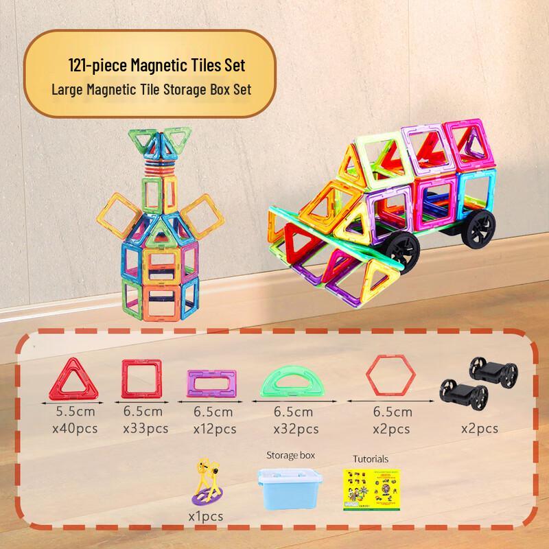 DIY Magnetic Building Blocks Set