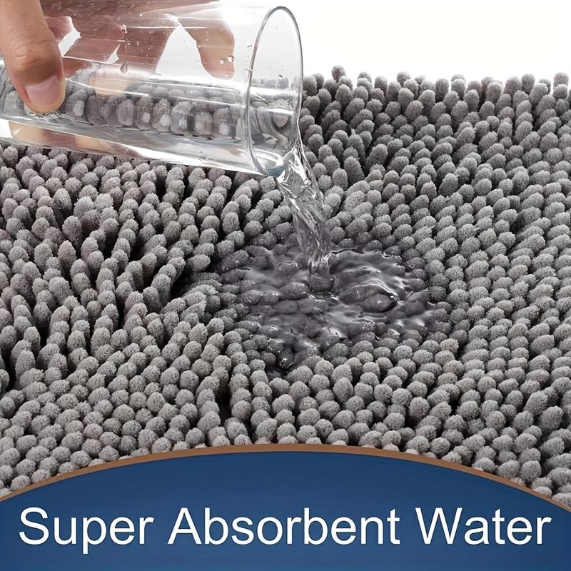 1pc Extra Large Bath Mat - Non-Slip Quick-Dry Bath Rug, Soft Luxury Shower Mat, Machine Washable Bathroom Carpet for Kitchen, Laundry, Bedroom