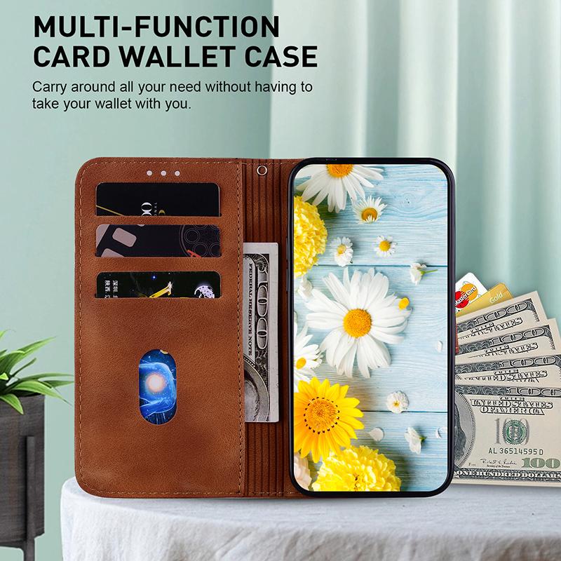 Stand Flip Wallet Case for OPPO Reno 10 9 8 8T 8Z 7z 7 11 Pro Plus 4G 5G 7 Lite Reno 13F 11F 12F 5G Leather Protect Cover