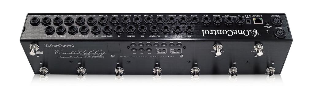 One Control Crocodile Tail Loop OC10 Switcher Programmabile Pedale Effetti