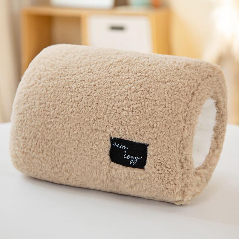 

подушка-игрушка ветрозащитная грелка для рук плюшевая накладка для рук можно вставить в подушку для сна подушка-игрушка два в одном наволочка для подушки рука 34*24*13cm