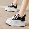 Lightweight Little White Shoes Women's 2025 Summer New Mesh Breathable White Board Shoes Short Le Thick Sole Inner Height Increase Women's Shoes