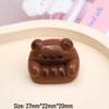 3D Bear Sofa Cartoon Shoe Charms, Cream Glue, Resin DIY Jewelry Accessories
