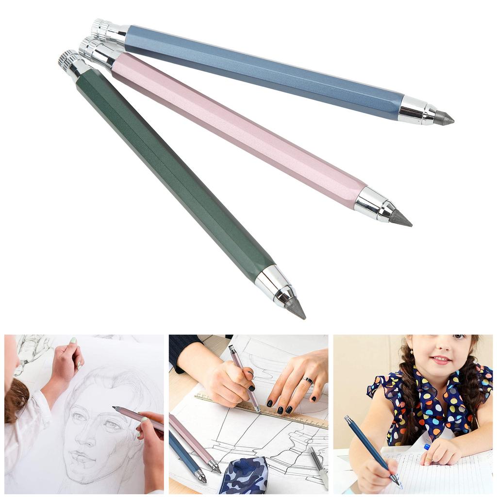 3Pcs Mechanical Carpent  Pencil 5.6mm Scribing Tool    Set Kit for Woodworking