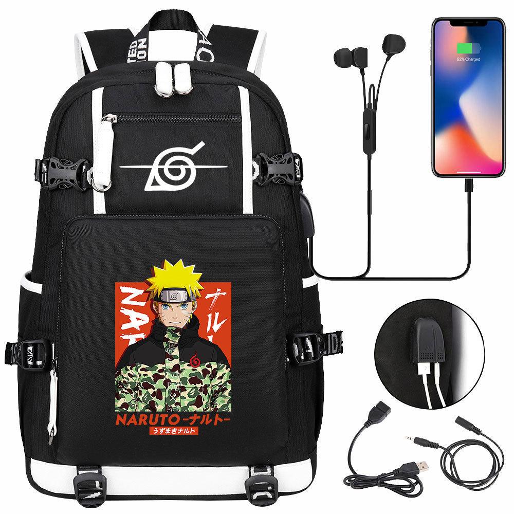 New Riman Peripheral Printing USB Teen Student Schoolbag Leisure Travel Backpack Large Capacity
