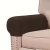 2Pcs/set Classic Stretch Velvet Armrest Covers for Sofa, Fitted Elastic Band Slipcover Grip, Furniture Protector for Chair,  Sofa