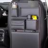 Automotive Back Pocket Multifunctional Backseat Pocket Kick Mat Seat Back Organizer Multiple Compartment Storage Bag