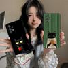 Cute Coffee Cat Matte TPU Mobile Phone Case for Samsung Galaxy M55 54 42 35 34 33 32 23 22 15 14 13 12 F55 5G Colorful Cover