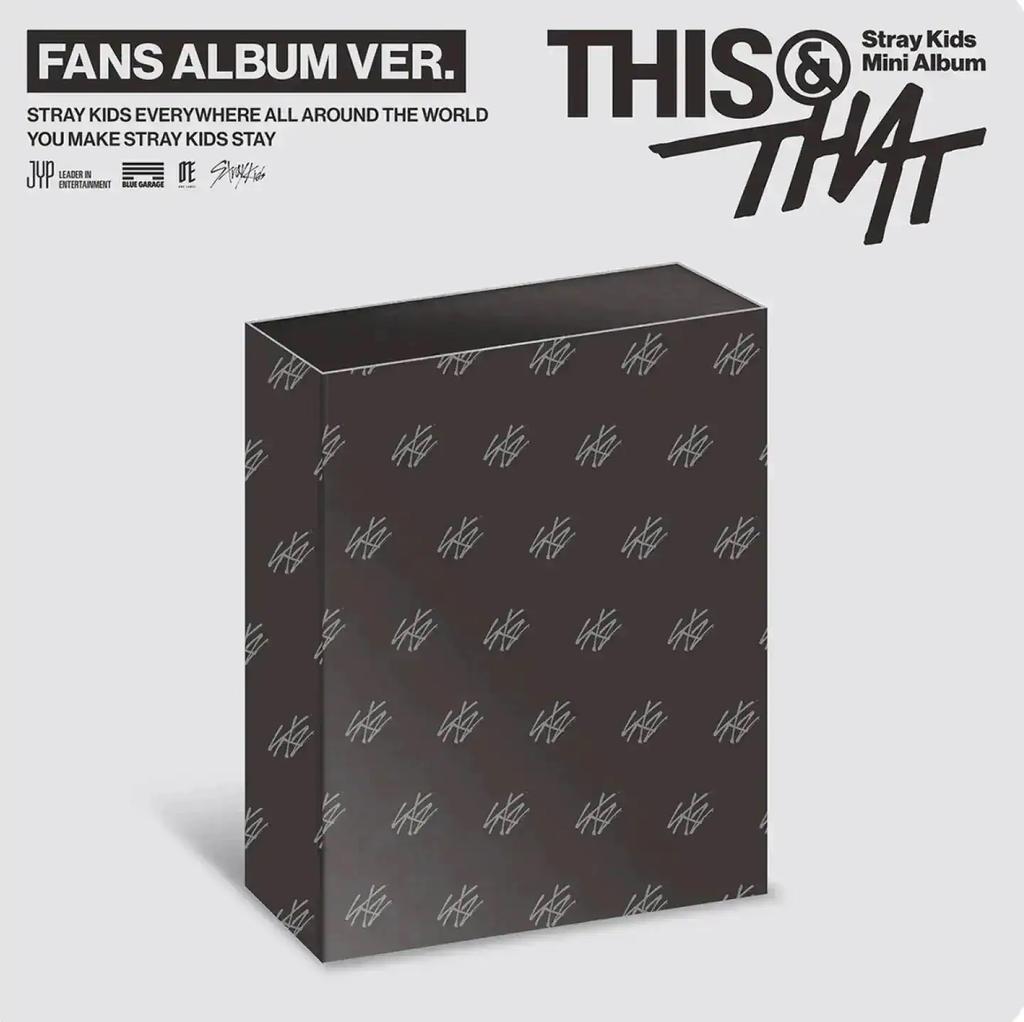 [Official] Stray Kids THIS & THAT Mini Album Benefit Member Choice K-pop CD